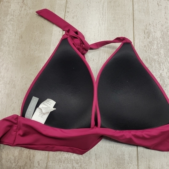La Blanca Pink Halter Top Bikini Size 10 - Picture 3 of 7
